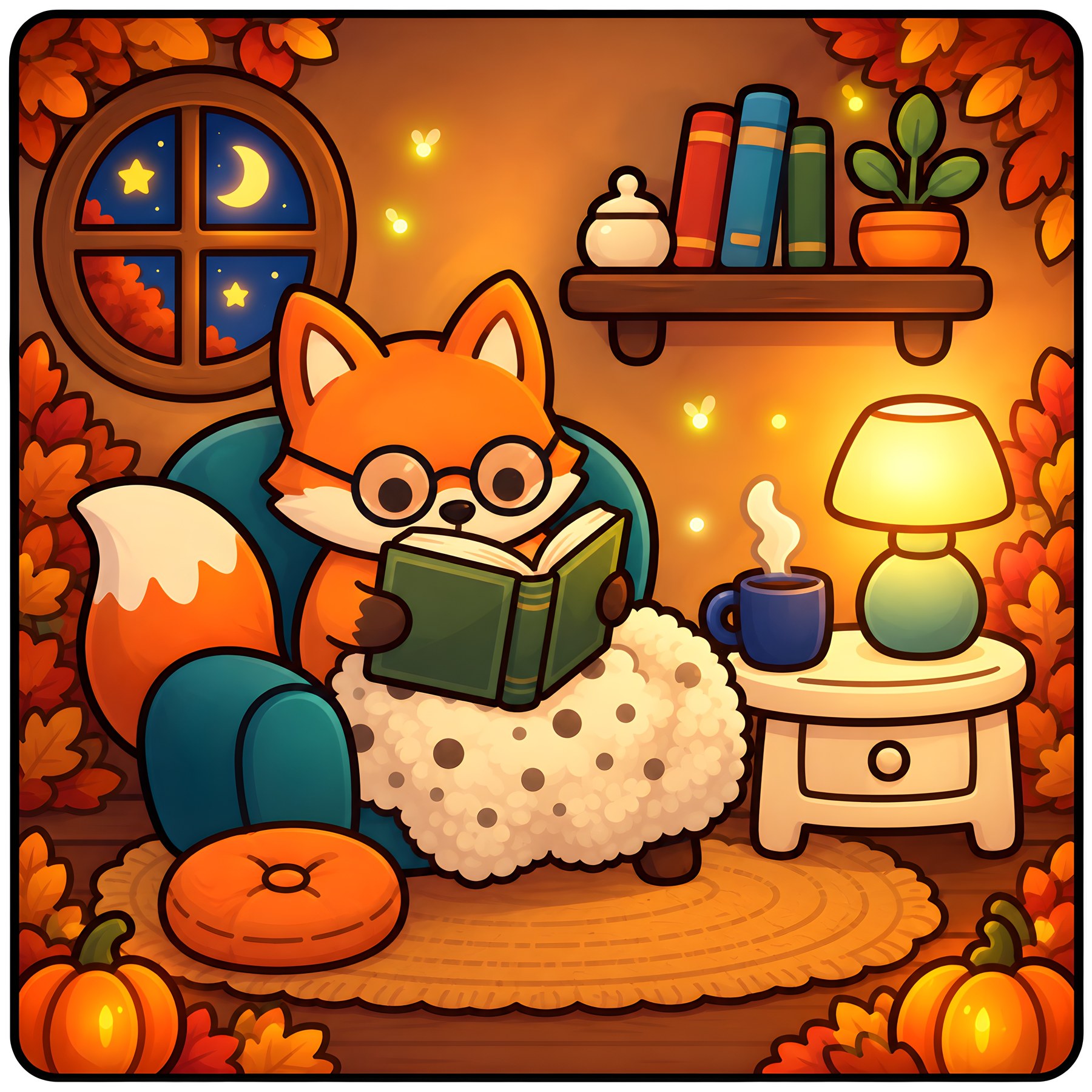 Cozy by the Fire